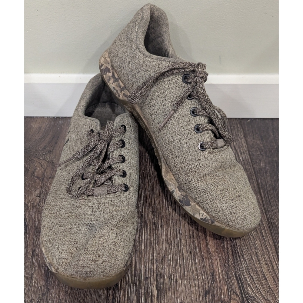 NoBull Earth Heather Green Low Rise Sneakers Size 10